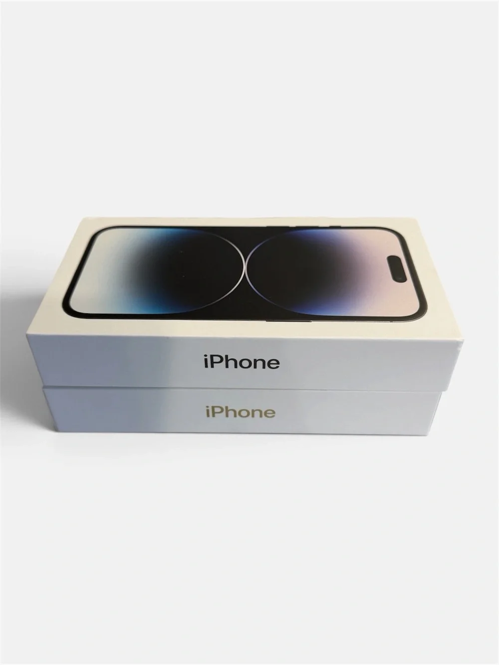 iPhone 14 Pro boxes empty